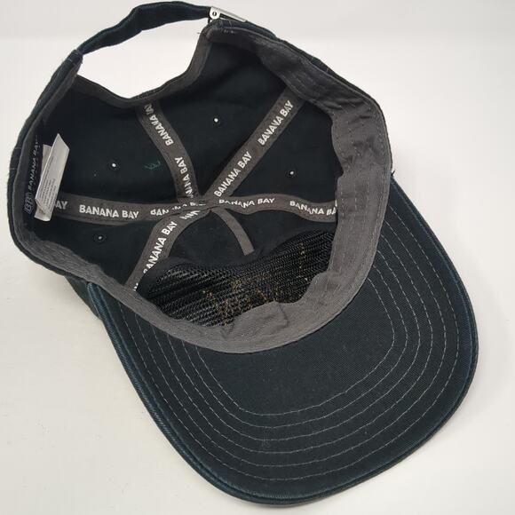 Oceanic Shop Cancun Slideback 5 Panel Cap Black One Size Banana Bay Headwear - Picture 7 of 9